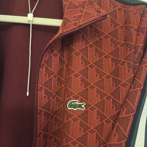 Lacoste Red Patterned Jacket